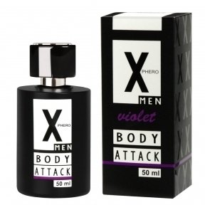 Духи з феромонами Aurora Body Attck MEN violen X-PHERO, 50 мл (A40458)