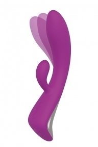 Подвійний вібратор Dream Toys VIBES OF LOVE ROCKING BUNNY PURPLE (DT21371)