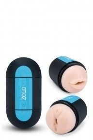 Двосторонній мастурбатор з вібрацією ZOLO PLEASURE PILL (T670056)