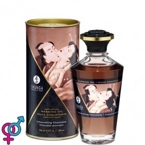 Розігріваючу масло Shunga APHRODISIAC WARMING OIL - Intoxicating Chocolate, 100 мл