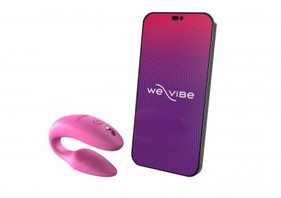 Инновационный смарт вибратор We Vibe Sync 2 Rose для пары, розовый (SO8761)