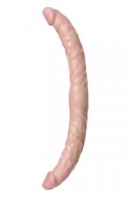 Двосторонній фалоімітатор Toyfa Realstick Nude реалістичний, PVC, тілесний, 34 см (661100582011)