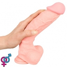 Фалоімітатор з мошонкою Medical Silicone Dildo, 24 см
