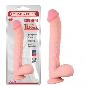 Фаллоимитатор на присоске Chisa Ballsy super cock (CH46985)