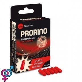 Пищевая добавка для женщин ERO PRORINO black line Libido, 5 капсул (HOT78401)