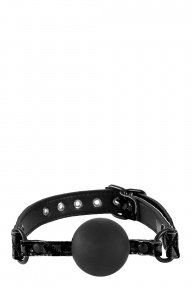 Кляп NS Novelties SINFUL SOFT SILICONE GAG BLACK (T280583)