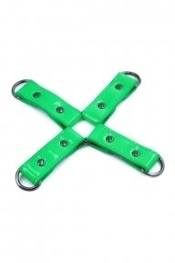 Крестообразная система фиксации NS Novelties ELECTRA HOG TIE GREEN (T280967)