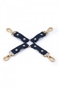 Крестообразный фиксатор NS Novelties BONDAGE COUTURE HOG TIE BLUE (T280885)