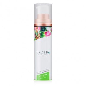 Масло для массажа съедобное с ароматом и вкусом яблока и лимона Exotiq Massage Oil Apple Lemon (4000063)