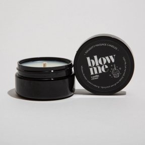 Массажная свечка мини с ароматом ванильного крема Blow me 50g (143011)