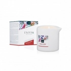 Масажна свічка Exotiq Massage Candle Vanilla Amber—60 мл (215650)