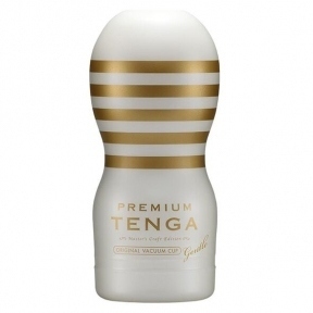 Мастурбатор Tenga Premium Original Vacuum Cup GENTLE (глубокая глотка) с вакуумной стимуляцией