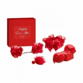 Набор аксессуаров подвязки, наручники, пэстисы Happily Ever After - RED LABELr Bijoux Indiscrets (BJ0093)