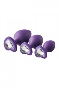 Набор анальных пробок Dream Toys FLIRTS PURPLE (DT21884)