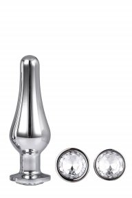 Набір анальних пробок конічної форми Dream Toys GLEAMING LOVE PLEASURE SET SILVER (DT21874)
