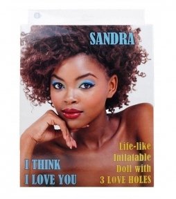 Надувная резиновая кукла, мулатка SANDRA (BS59009)