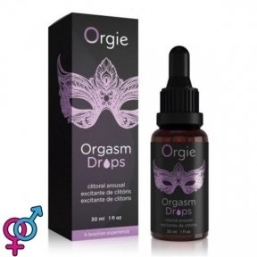 Збудливі краплі для клітора Orgie Orgasm Drops, 30 мл, ефект розігріву та охолодження (OR21357)