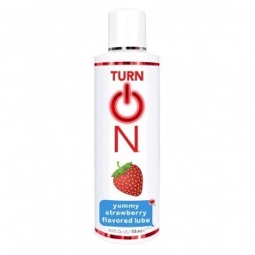 Їстівний лубрикант Wet Turn On Yummy Strawberry Flavored Lube, 118 мл (WT56514)