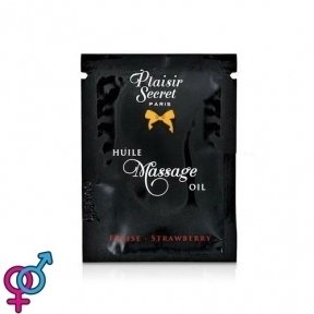 Пробник масажного масла Plaisirs Secrets Strawberry (3 мл) (SO1202)