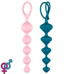 Анальне намисто Satisfyer Beads Colored