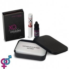 Подарунковий набір Sensuva XO Kisses & Orgasms (бальзам для губ з феромонами і рідкий вібратор) (SO3151)