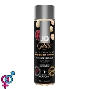 Смазка на водной основе System JO GELATO White Chocolate Raspberry, 120 мл без сахара и парабенов (SO3506)
