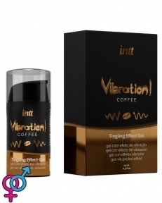Рідкий вібратор Intt Vibration Coffee (15 мл), густий гель, дуже смачний, діє до 30 хвилин (SO3511)