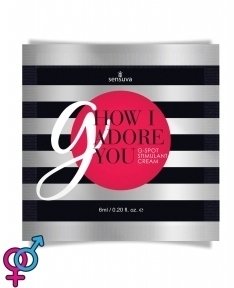 Пробник геля для точки G Sensuva - G, How I Adore You G-Spot (6 мл) с экстрактом гуараны (SO3546)