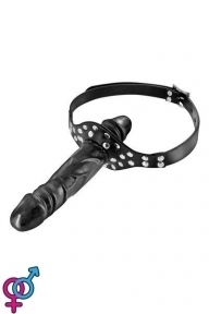 Кляп с двойным фаллоимитатором Fetish Tentation Double Penis Gag (SO3736)