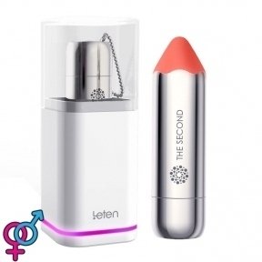 Віброкуля Leten The Second scented orange з індукційною зарядкою, водонепроникна (SO3924)