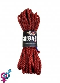 Джутова мотузка для Шибарі Feral Feelings Shibari Rope, 8 м червона (SO4005)