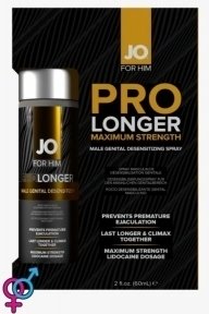 Пролонгирующий спрей System JO Prolonger Spray with Lidocaine, 60 мл (не содержит минеральных масел) (SO4098)