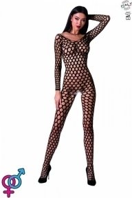 Бодистокинг з крупною сіткою Passion BS077 black (SO4156)