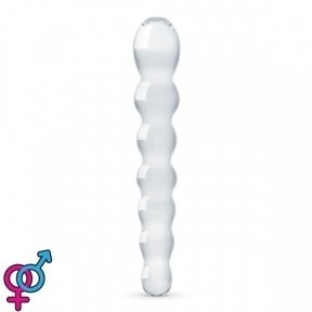 Стеклянный дилдо в виде бусин Gildo Glass Dildo No. 19 (SO4419)