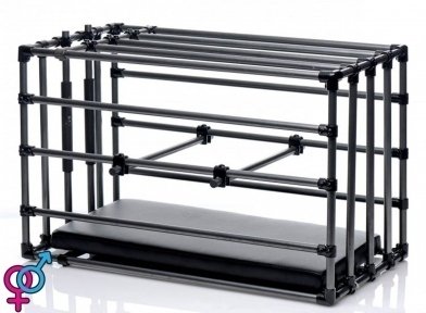 Прочная разборная клетка для наказаний Kennel Adjustable Bondage Cage (SO4425)