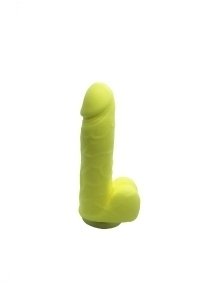Крафтовое мыло-член с присоской Чистый Кайф Yellow size S натуральное (SO4803)