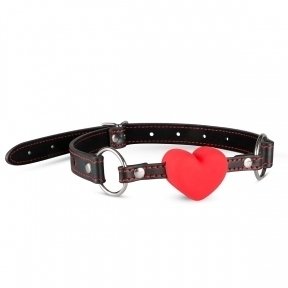 Силиконовый кляп в виде сердца Whipped - Heart Ball Gag (SO5124)