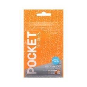 Мастурбатор TENGA Pocket Hexa-Brick (SO5597)