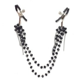 Зажимы для сосков Art of Sex - Nipple clamps Sexy Jewelry Black (SO5864)