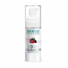 Лубрикант с эффектом вибрации Amoreane Med Liquid Vibrator Berries (30 мл) (SO5970)