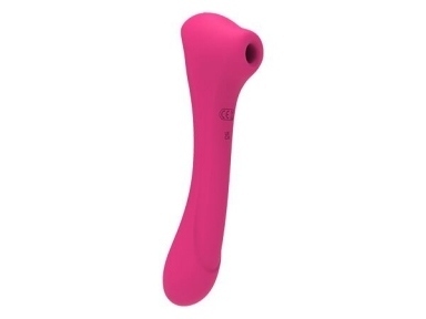 Вібратор та вакуумний кліторальний стимулятор Alive New Midnight Quiver MagentaPink (SO6017)