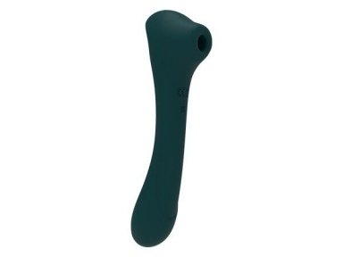 Вибратор и вакуумный клиторальный стимулятор Alive New Midnight Quiver Teal (SO6018)