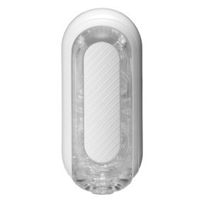 Мастурбатор Tenga Flip Zero GRAVITY White, змінна інтенсивність стимуляції, розкладний (SO6236)