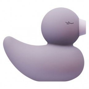 Вакуумний вібратор-качечка CuteVibe Ducky Grey (SO6552)