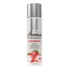 Массажное масло System JO Aromatix - Massage Oil - Strawberry 120 мл (SO6768)