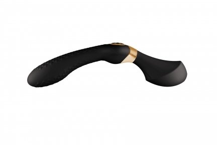 Вибратор двусторонний Shunga - Zoa Intimate Massager Black (SO6914)