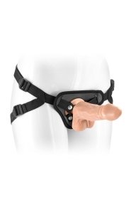 Женский страпон-трусики 2в1 Real Body — Mike, 13х3,8 см (SO7003)