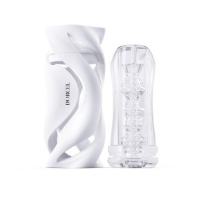 Мастурбатор Dorcel DEEP BLOW WHITE, двойное использование (SO7377)