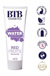 Смазка на водной основе BTB FLAVORED RED FRUITS с ароматом красных фруктов (100 мл) (SO7533)