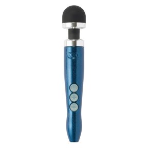 Вибромассажер DOXY Die Cast 3R Blue Flame, очень мощный, питание 220В, металлический корпус (SO8023)